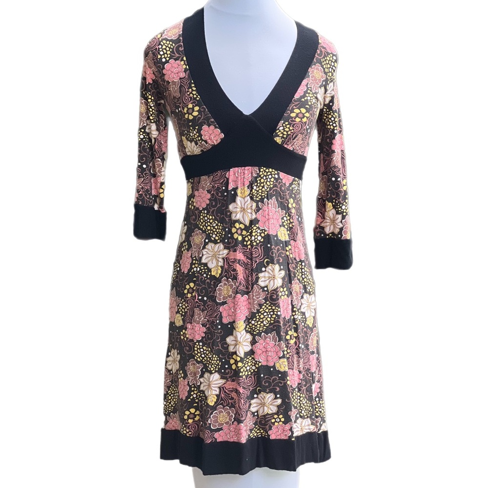Ella Moss Dress Small Great Condition Black Trim